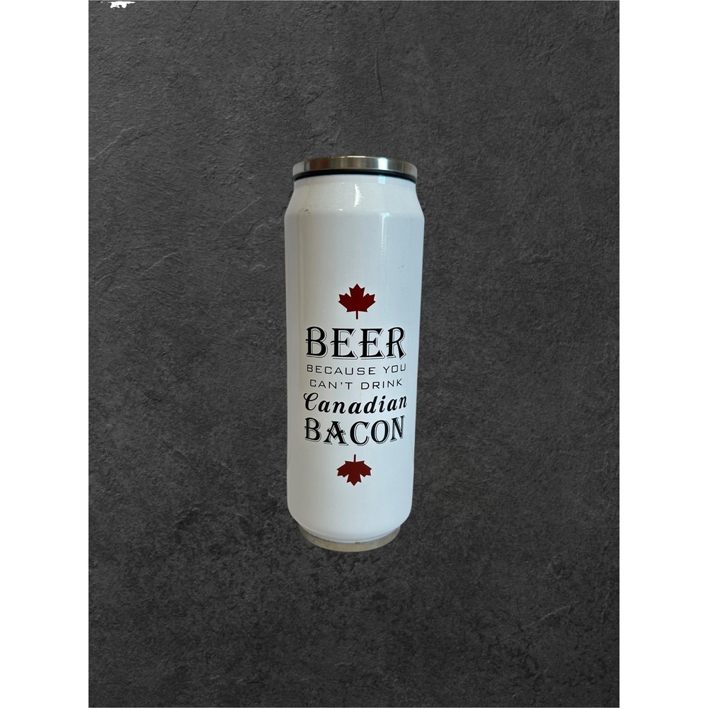 Insulated Tumbler White Beer Canadian Bacon KF002C